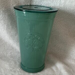Starbucks Teal Embossed Tumbler